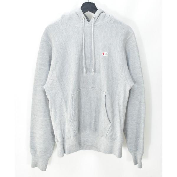 パーカー 「ヴィンテージ古着」Champion / チャンピオン ロゴ刺繍 リバースウィーブ プルオ...