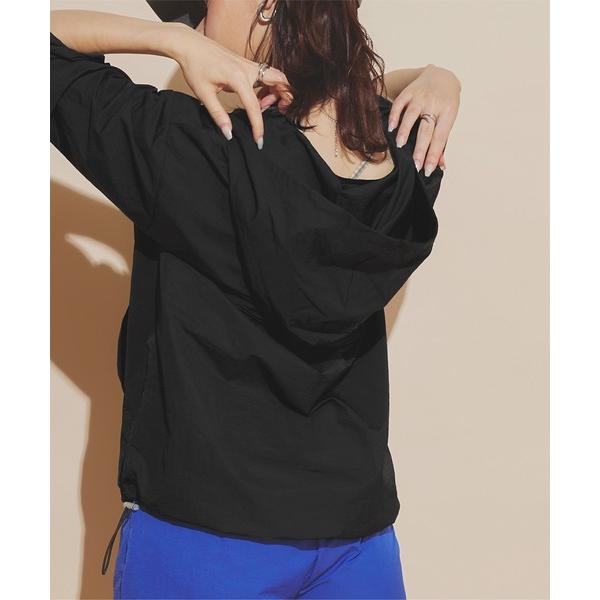 ラッシュガード フロントジップアクティブパーカー レディース