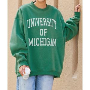 スウェット ＼新色登場／ふわり〜オーバーサイズロゴスウェット