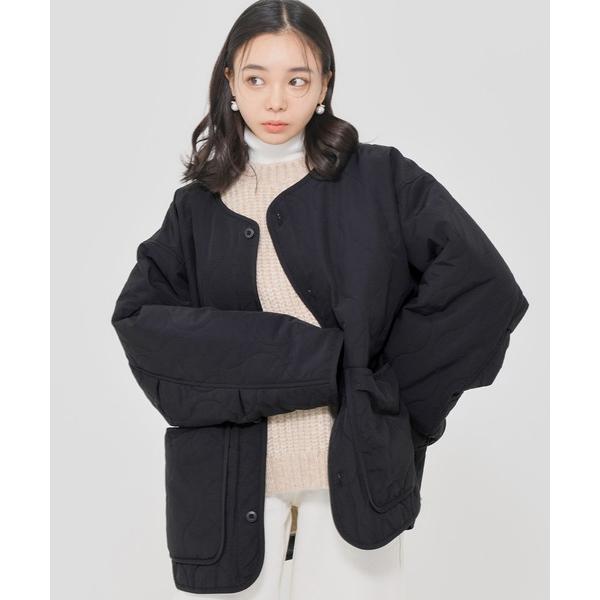 ブルゾン アウター ウェーブキルトライナーブルゾン レディース