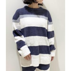 ルームウェア パジャマ パウダーボーダープルオーバー