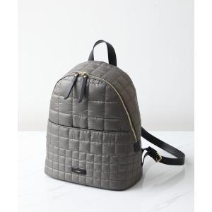 デイバック リュック 「PADMA/パドマ」リアルレザー x ナイロンキルティングリュック レディース