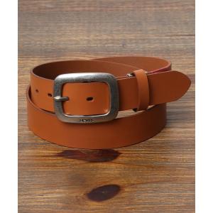 ベルト Levi's/リーバイス 35mm 本革 スクエアバックル型 レザーベルト メンズ レディース