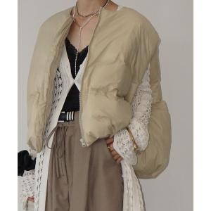 ダウンベスト ベスト ラウンドボリューム ダウンベスト chw22a115 レディース メンズ