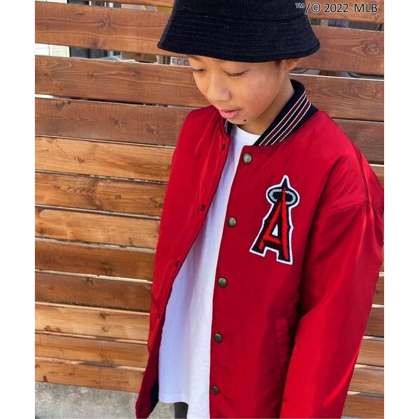 スタジャン アウター WEB限定 MLB中綿入りスタジャン キッズ 子供服 男の子 女の子