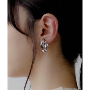 yu-ka イヤリング YU-KA:チャンキーフープイヤリング レディース