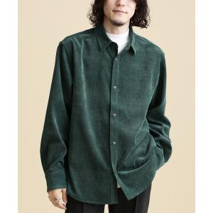 シャツ ブラウス LB.04/細コーデュロイレギュラーカラーシャツ