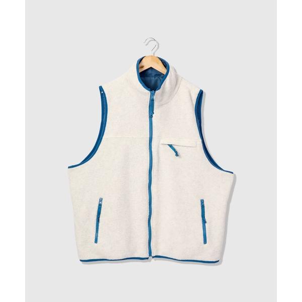ベスト ジレ リバーシブル マイクロフリース ビッグ ベスト メンズ レディース