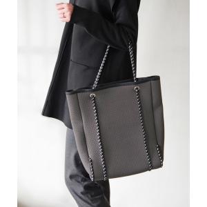 トートバッグ PUPE（プーペ） / ネオプレン 2WAY トートバッグ ショルダーバッグ Lサイズ ビッグトート レディース メンズ