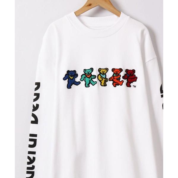 トレーナー スウェット GREATFUL DEAD サガラ刺繍 袖ロゴトレーナー メンズ レディース