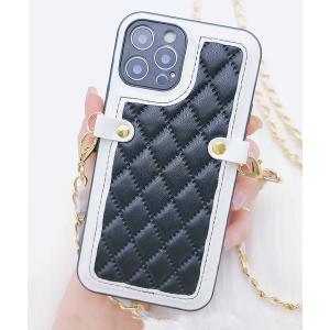 Darich（ダーリッチ） スマホケース キルティングビジューiPhoneケース