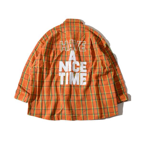 シャツ Nice Time Big Nel Shirt / ナイスタイムビッグネルシャツ メンズ レ...