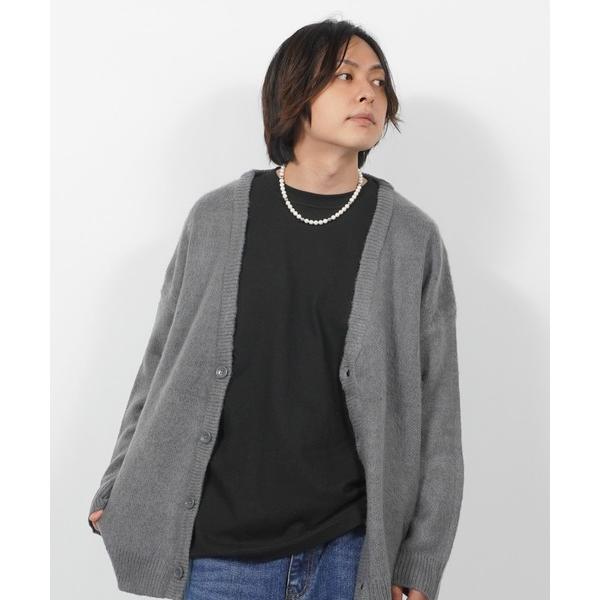 カーディガン WJQ モヘアタッチ ルーズカーディガン / ニット カーディガン ボレロ オーバーサ...