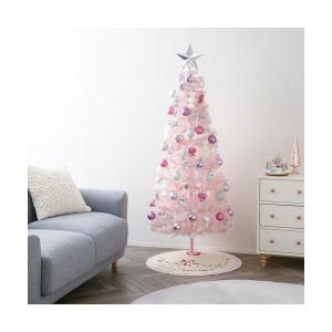 インテリア クリスマスツリー スターターセット 150cm ピンク