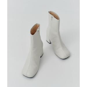 ブーツ レザーラウンドシェイプブーツ