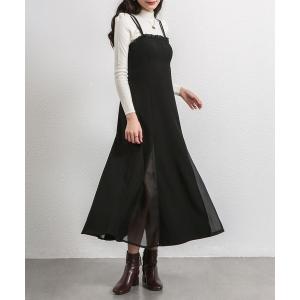 ワンピース ダブルショルダー フレアワンピース ...の商品画像