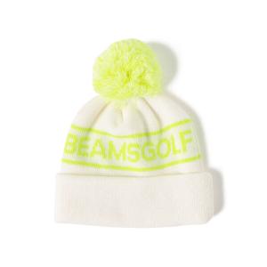 帽子 キャップ 〈UNISEX〉BEAMS GOLF / ポンポン付き ワッチキャップ