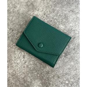 財布 フェイクレザー3つ折りウォレット