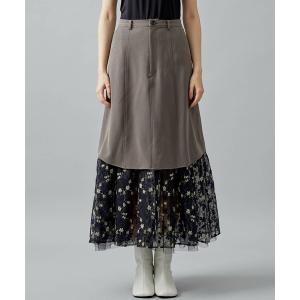 レディース スカート 「UJOH×LOKITHO (ウジョー×ロキト)」 「STUDIOUS別注」 別注Embroidery Flare Skirtの商品画像