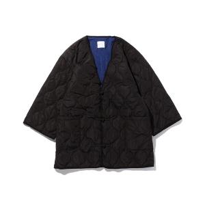 ジャケット ブルゾン FREAK'S STORE/フリークスストア ノーカラーキルティングジャケット