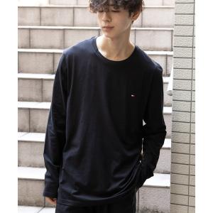 tシャツ トミーヒルフィガー 長袖Tシャツ ロンT ワンポイント メンズ レディース