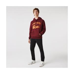 パーカー オーバーサイズラコステプリントスウェットパーカ メンズ