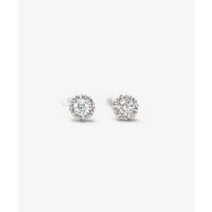 ピアス レディース 「WEB限定」 FLORA PLATINUM DIAMOND PIERCED EARRINGS プラチナ ダイヤモンド ピアスの商品画像