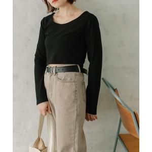 tシャツ クロップド丈ロンT レディース : ZOZOTOWN Yahoo!店 - 通販