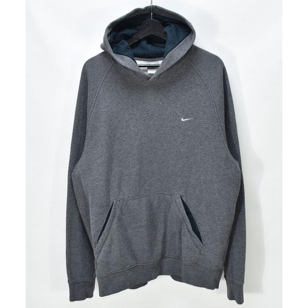 パーカー 「ヴィンテージ古着」NIKE / ナイキ SWOOSH 刺繍 スウェットパーカー メンズ ...