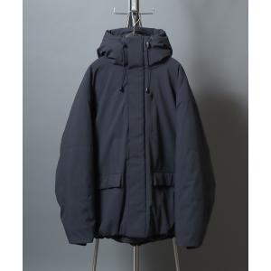 ダウン ダウンジャケット メンズ ANPAS Hooded Eco Down Jacket/ANPAS 別注 ストレッチ オーバーサイズ エコダウンフ｜zozo