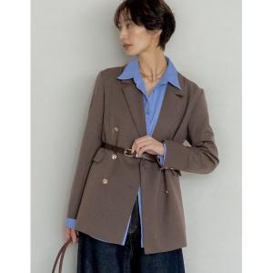 2025年8月】グレー+ブレザー+金ボタン（メンズビジネス