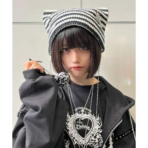 ニット帽 ニットキャップ PSYCHO NATION（サイコネーション）猫耳