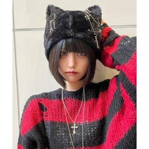 NOVESSEL ニット帽 ニットキャップ A'GEM/9 × .kom「NOVESSEL/ノベセル