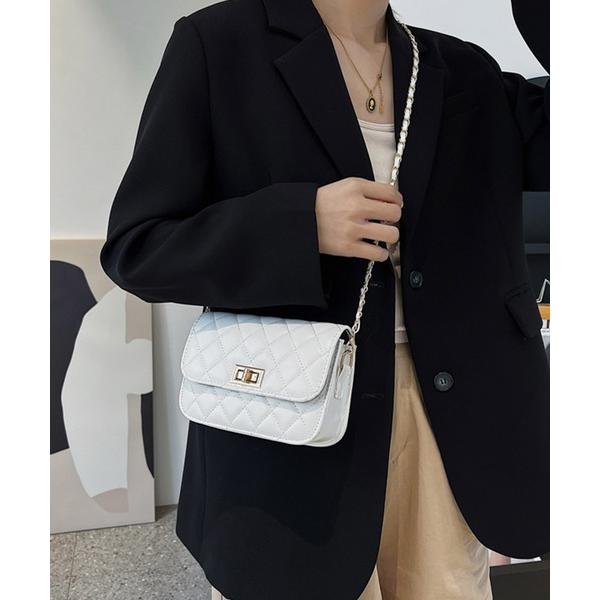 ショルダーバッグ バッグ キルティングチェーンバッグ レディース
