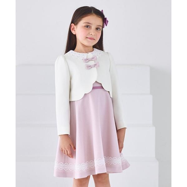 フォーマル 発表会 卒園式 入学式 レース襟アンサンブル キッズ 子供服 女の子