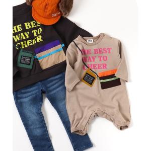 ベビー服 サコッシュ付きカバーオール