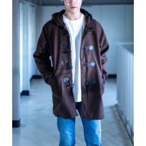 コート ダッフルコート フェイクウール ミディアム丈