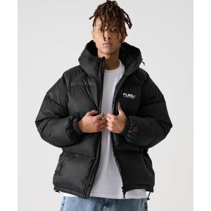 FUBU（フブ） 特価 中綿ジャケット メンズ フード付き ナイロンツイル