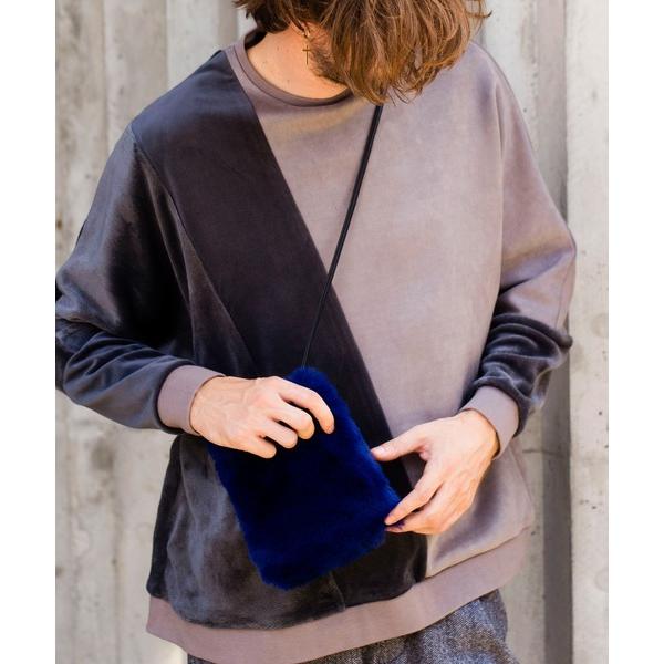 ショルダーバッグ 「NO ID.」Eco Fur Mini Shoulder Bag / エコ ファ...