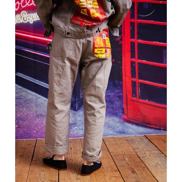 パンツ R4028 PINK MOTEL カラーコンビペインター レディース