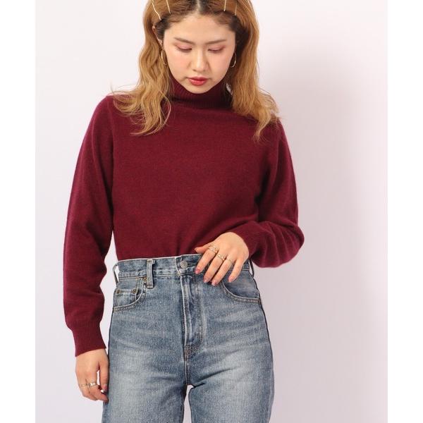 ニット セーター BRODIAEA 洗えるカシミヤシリーズ タートルネックニット レディース