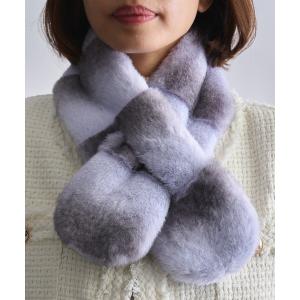 [新品未使用]eleven2nd ポンポンミニストール　グレー Goods | 岡の oka no