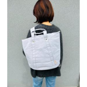 デイバック リュック Legato Largo / レガートラルゴ / 撥水コットン調ポリ　トート型リュック / LT-F2053Z レディース
