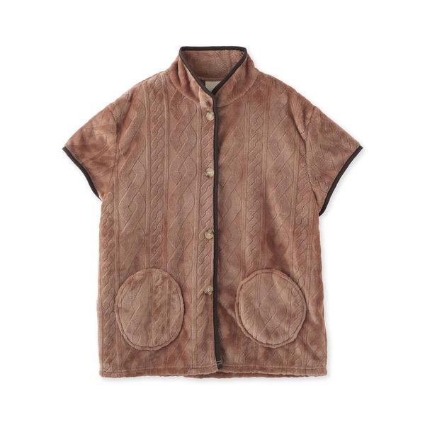 パジャマ ルームウェア もこもこ フリース半袖ショートガウン レディース パジャマ ふわふわ 部屋着...