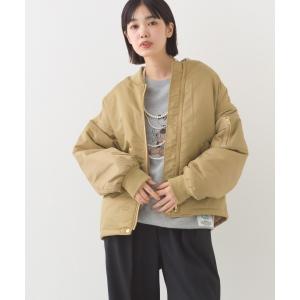 OMNES（オムネス） ma1 ma-1 ナイロンMA1ボリューム袖ブルゾン