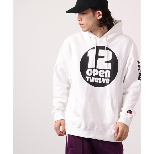 トレーナー スウェット open twelve ヘビーウェイト裏毛 プルパーカー ロゴプリント メン...