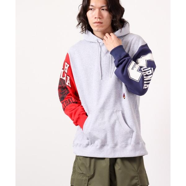 トレーナー スウェット open twelve ヘビーウェイト裏毛 プルパーカー スリーブプリント ...