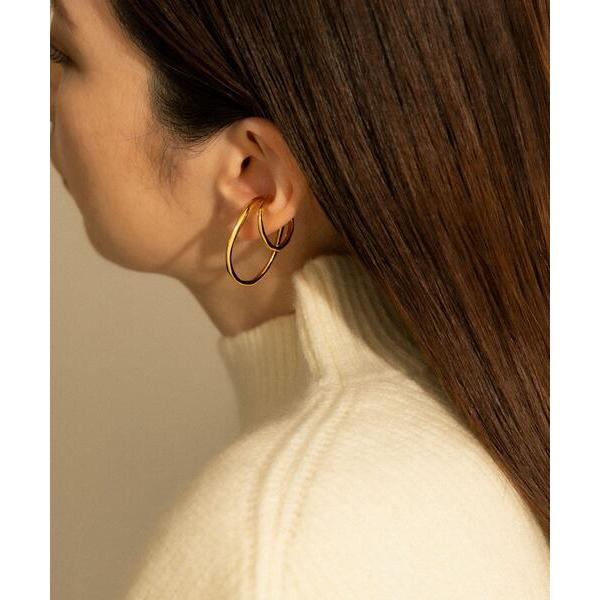 イヤリング SMELLY so’　double circle earcuff gld レディース