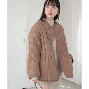 コート アウター ボアキルティングリバーシブルコート レディース