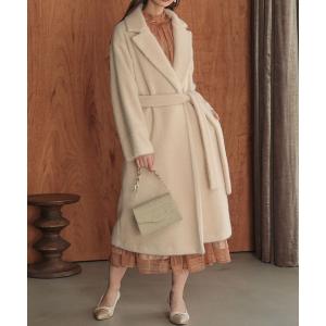 コート アウター シャギーロングコート レディース